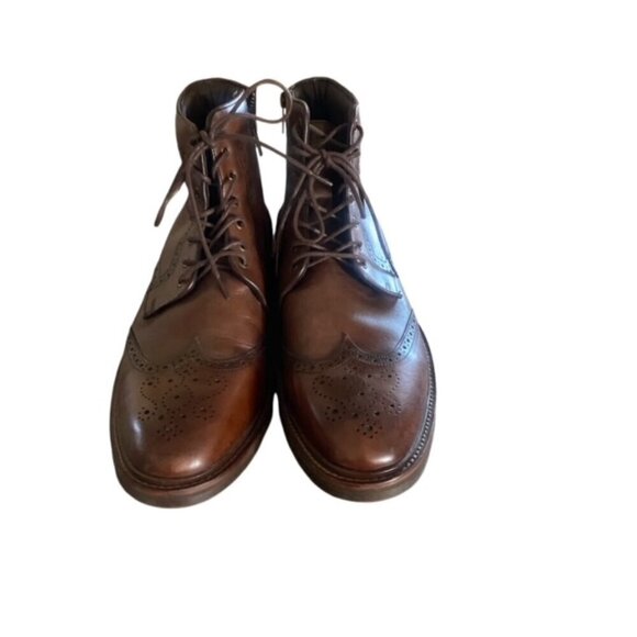 Flag Ltd. Brown Leather Boots 11 - Picture 3 of 7